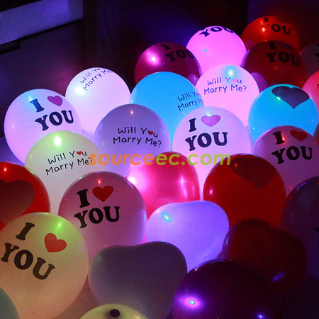 Customization LED Light up Balloons Promotional Products
