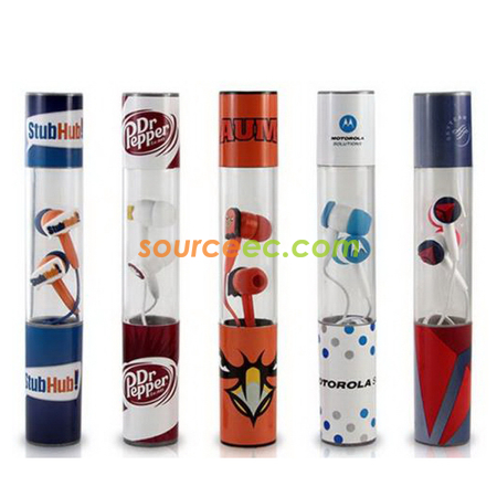 Customization Earbuds with Tube Promotional Products