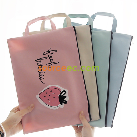 Customization Portable Zipper File Bag Promotional Products