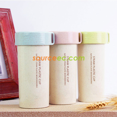 Customization 300ML Wheat Straw Cup Promotional Products