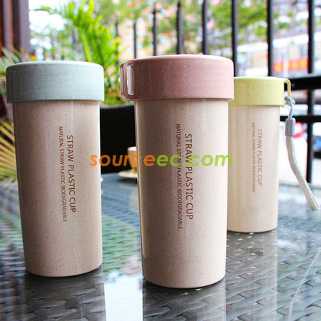 Customization 300ML Wheat Straw Cup Promotional Products