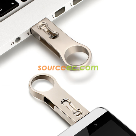 Customization 3 in 1 Metal Flash Drive Promotional Products