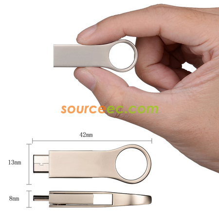 Customization 3 in 1 Metal Flash Drive Promotional Products