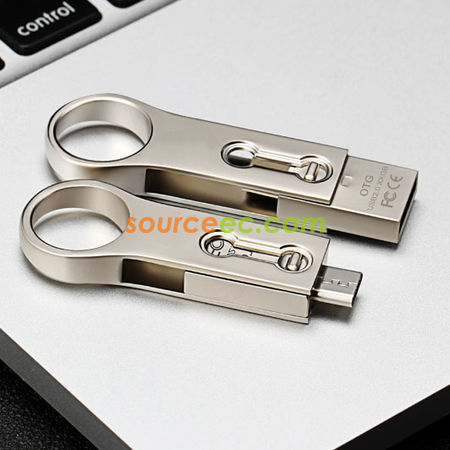 Customization 3 in 1 Metal Flash Drive Promotional Products
