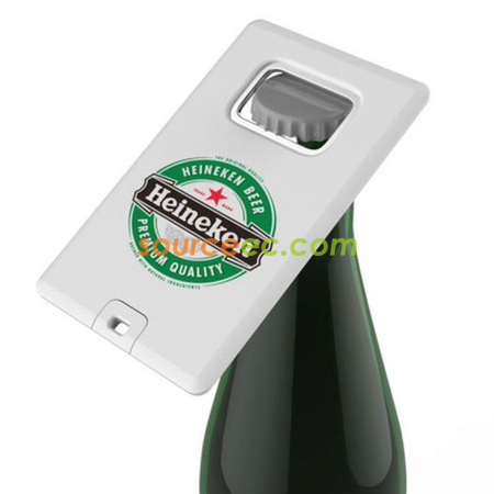 Customization Card USB Flash Drive with Bottle Opener Promotional Products