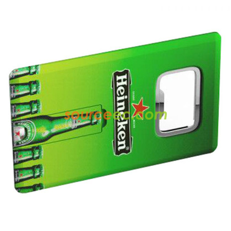 Customization Card USB Flash Drive with Bottle Opener Promotional Products