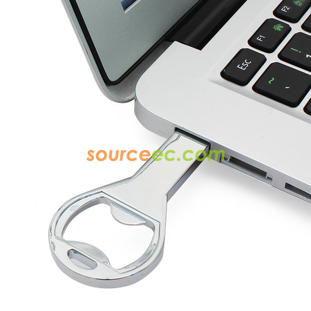 Customization USB Flash Drive with Bottle Opener Shape Promotional Products