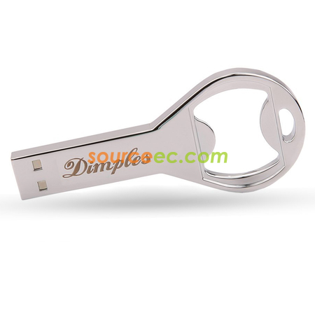 Customization USB Flash Drive with Bottle Opener Shape Promotional Products