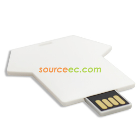 Customization T-Shirt Shaped Card USB Flash Drive Promotional Products