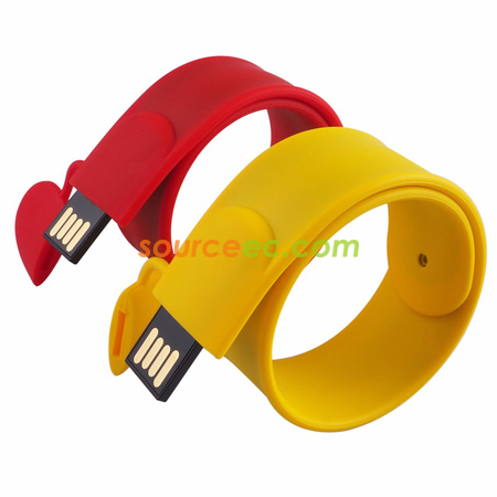 Customization Slap Silicon Bracelet USB Flash Drive Promotional Products