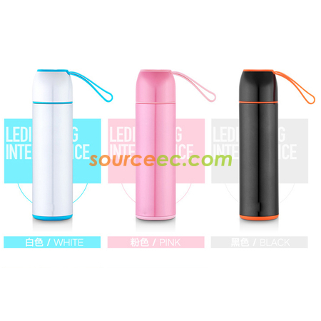 Customization Insulated Vacuum Water Bottle with Smart Temperature Indicator Promotional Products
