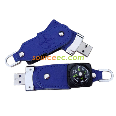 Customization Leather USB Flash Drive Promotional Products