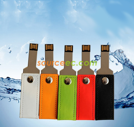 Customization Leather USB Flash Drive Promotional Products