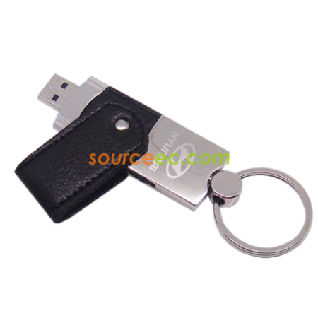 Customization Leather USB Flash Drive Promotional Products