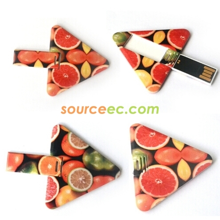 Customization Triangle Card USB Flash Drive Promotional Products