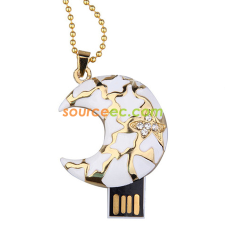 Customization Moon USB Flash Drive Promotional Products