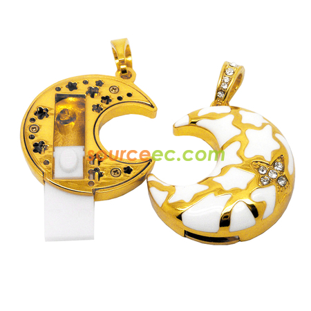 Customization Moon USB Flash Drive Promotional Products