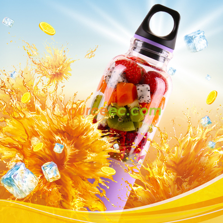 Customization 500ML Multi-Function Portable USB Charging Juice Cup Promotional Products