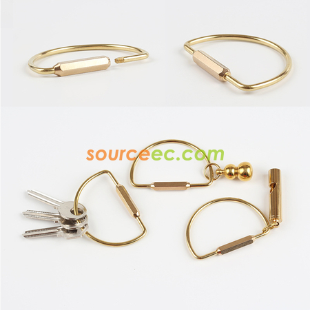 Customization Brass Handmade Key Chain Promotional Products