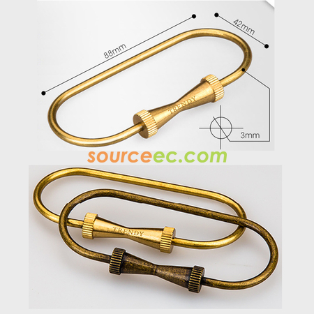 Customization Brass Handmade Key Chain Promotional Products