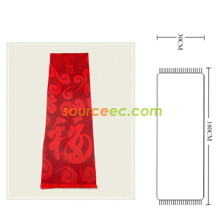 Customization Festive Scarf Promotional Products