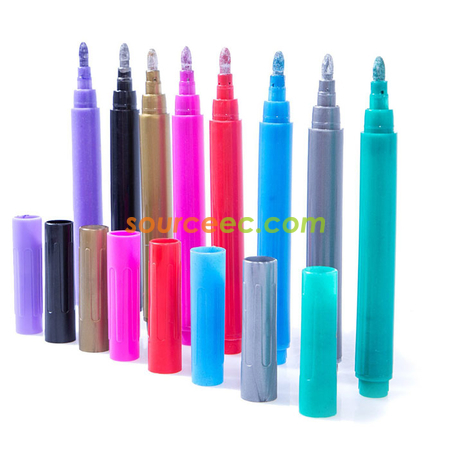 Customization Wine Glass Metallic Markers Promotional Products