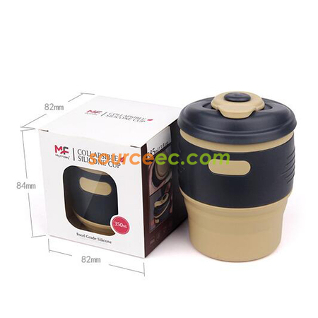 Customization 350ML Silicone Collapsible Coffee Cup Promotional Products