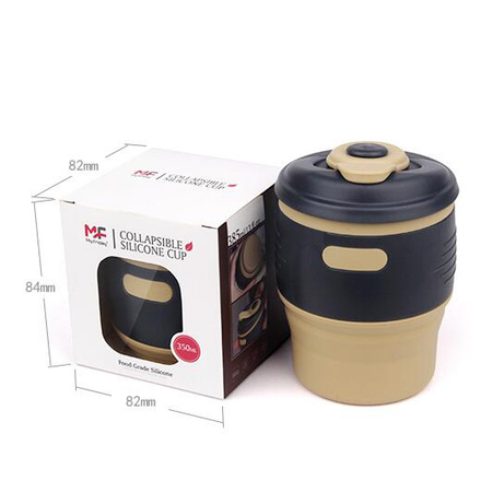 Customization 350ML Silicone Collapsible Coffee Cup Promotional Products