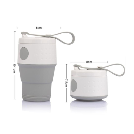 Customization 350ML Silicone Collapsible Coffee Cup Promotional Products