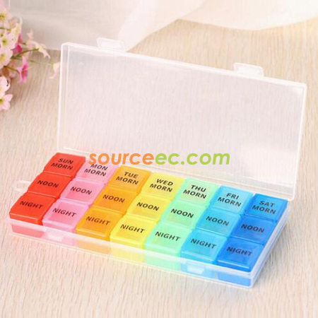 Customization Seven Days Portable Pill Cas Promotional Products