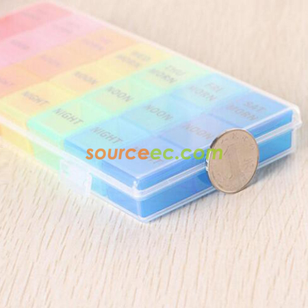 Customization Seven Days Portable Pill Cas Promotional Products