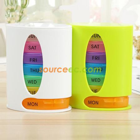Seven Days Portable Pill Case