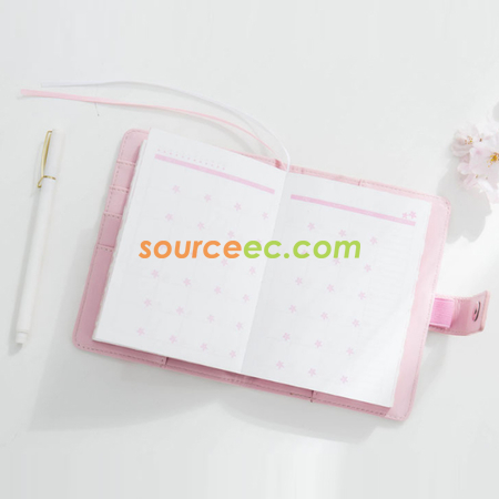 Customization Sakura PU Handbook Giftset Promotional Products