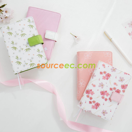 Customization Sakura PU Handbook Giftset Promotional Products
