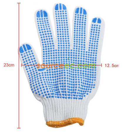 Customization PVC Dotted Working Gloves Promotional Products