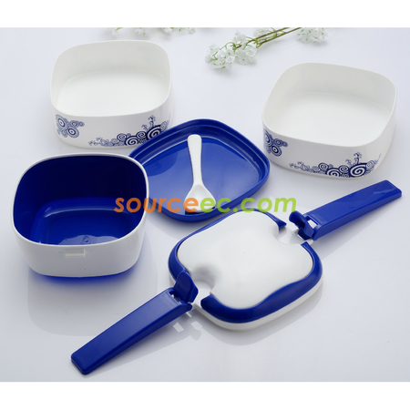 Customization Blue And White Porcelain Lunchbox Promotional Products
