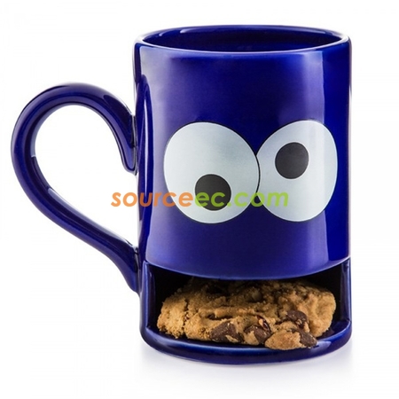 Customization Smile Cookies Ceramic Gift Cup Promotional Products