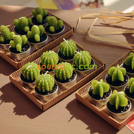 Customization Cactus Candles Gift Promotional Products