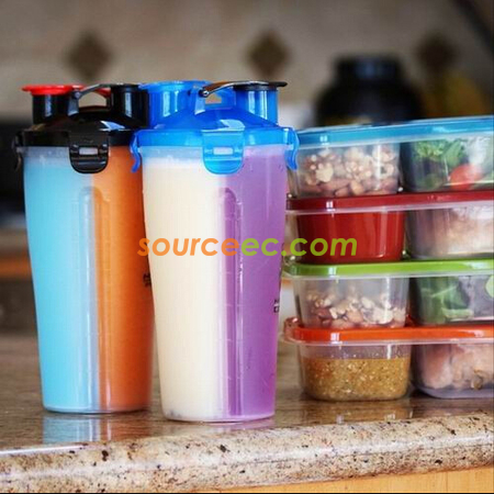 Customization 600ML Dual-Port Multi-functional Mixing Cup Promotional Products