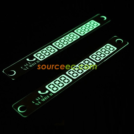 Customization Glowing Parking Card Promotional Products