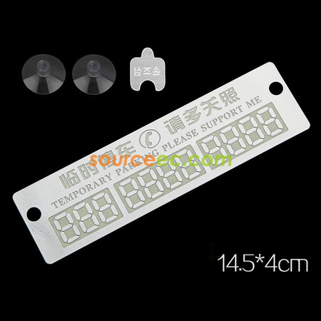 Customization Glowing Parking Card Promotional Products