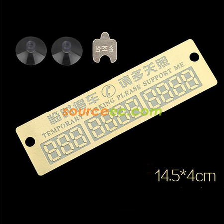 Customization Glowing Parking Card Promotional Products