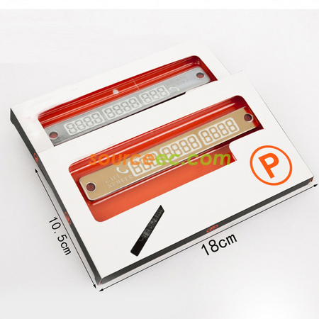Customization Glowing Parking Card Promotional Products