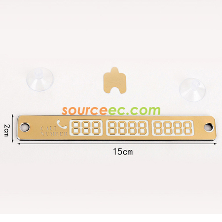 Customization Glowing Parking Card Promotional Products