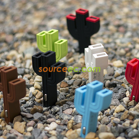 Customization Cactus USB Car Charger Promotional Products