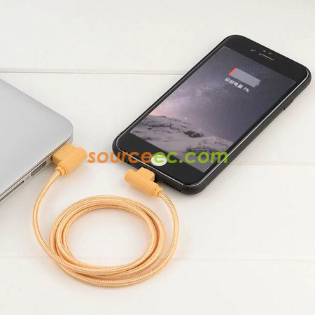 Customization 90 Degree  USB Cable Promotional Products