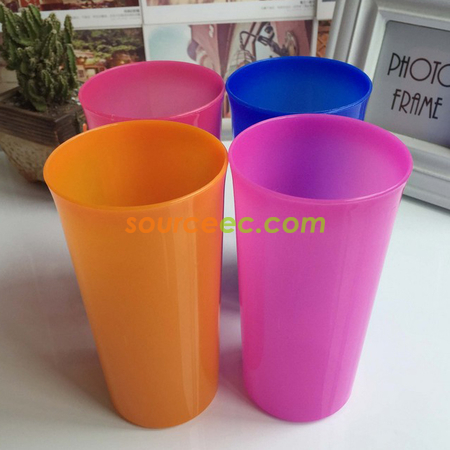 Customization Plastic Mug with Lid Promotional Products