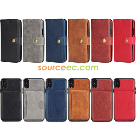 Customization Leather Wallet Phone Case Promotional Products