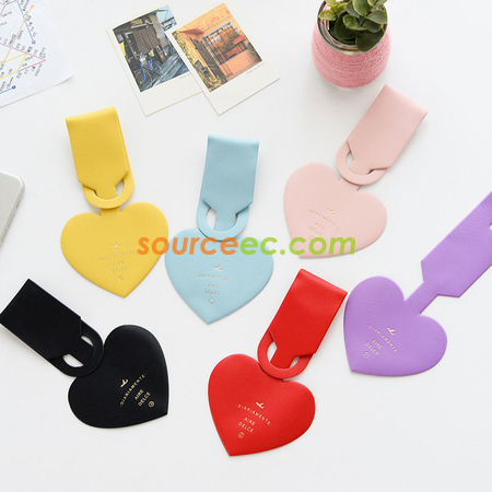 Customization Heart-shape Luggage Tag Promotional Products