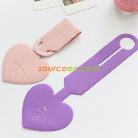 Customization Heart-shape Luggage Tag Promotional Products